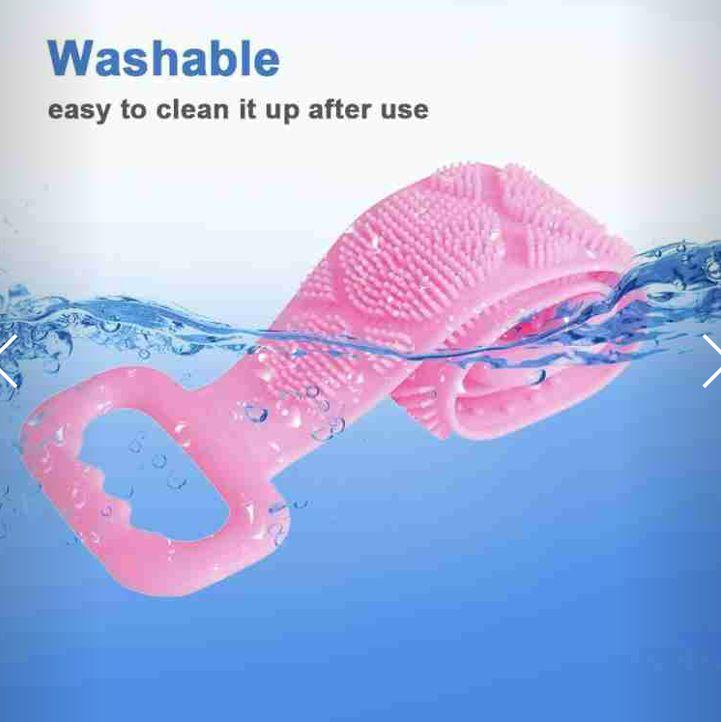 Silicone Body Back Scrubber – Dual-Sided for Deep Cleaning